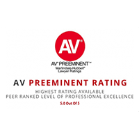 AV Preeminent Rating